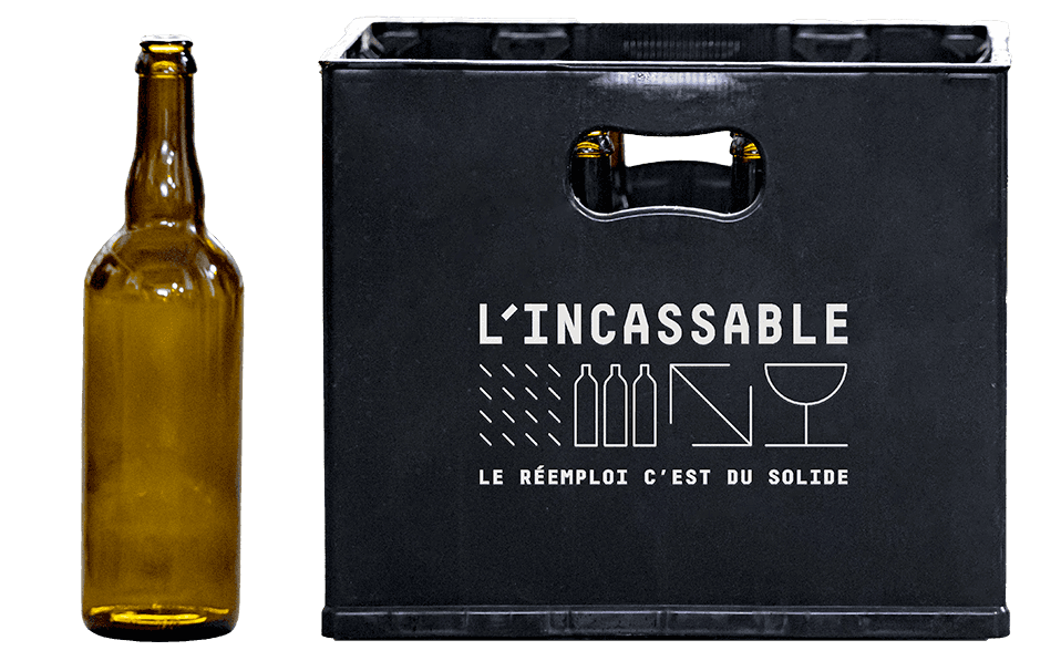 Casier et bouteille